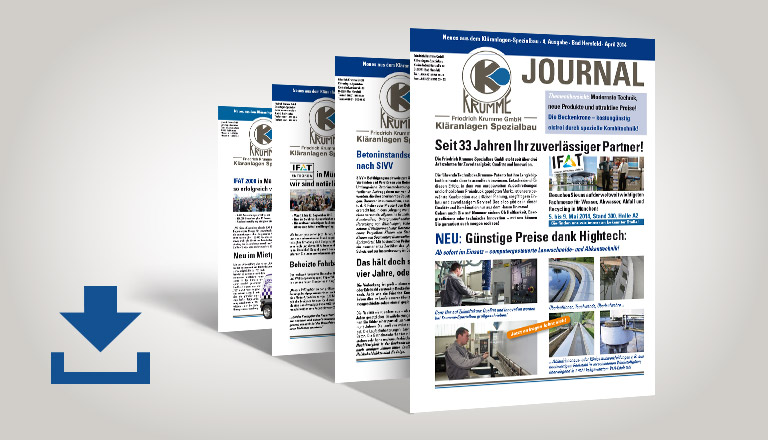 Krumme Kläranlagen-Spezialbau Download Journal